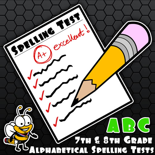 ASW Enterprises Alphabetical Spelling Tests Seventh & Eighth Grade