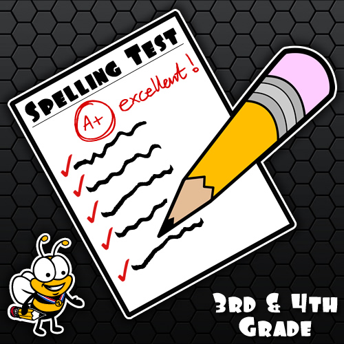 ASW Enterprises Alphabetical Spelling Test Third & Fourth Grade