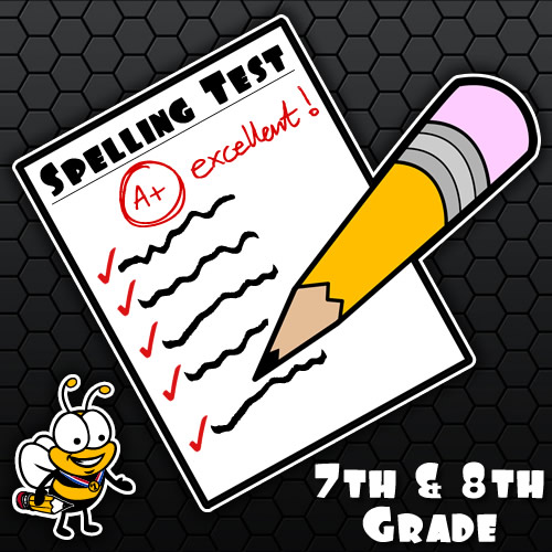 ASW Enterprises Alphabetical Spelling Test Sevent & Eighth Grade